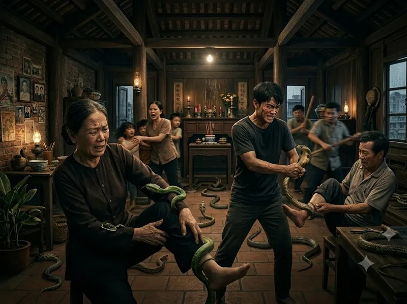 Mơ thấy nhiều rắn cắn người thân có thể phản ánh nỗi sợ tổn thương